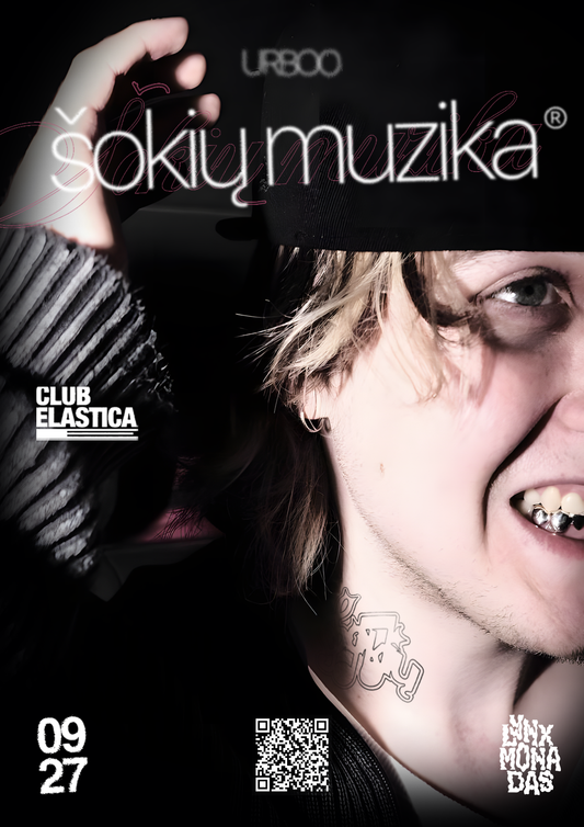 SIGNED ŠOKIŲ MUZIKA VILNIUS POSTER